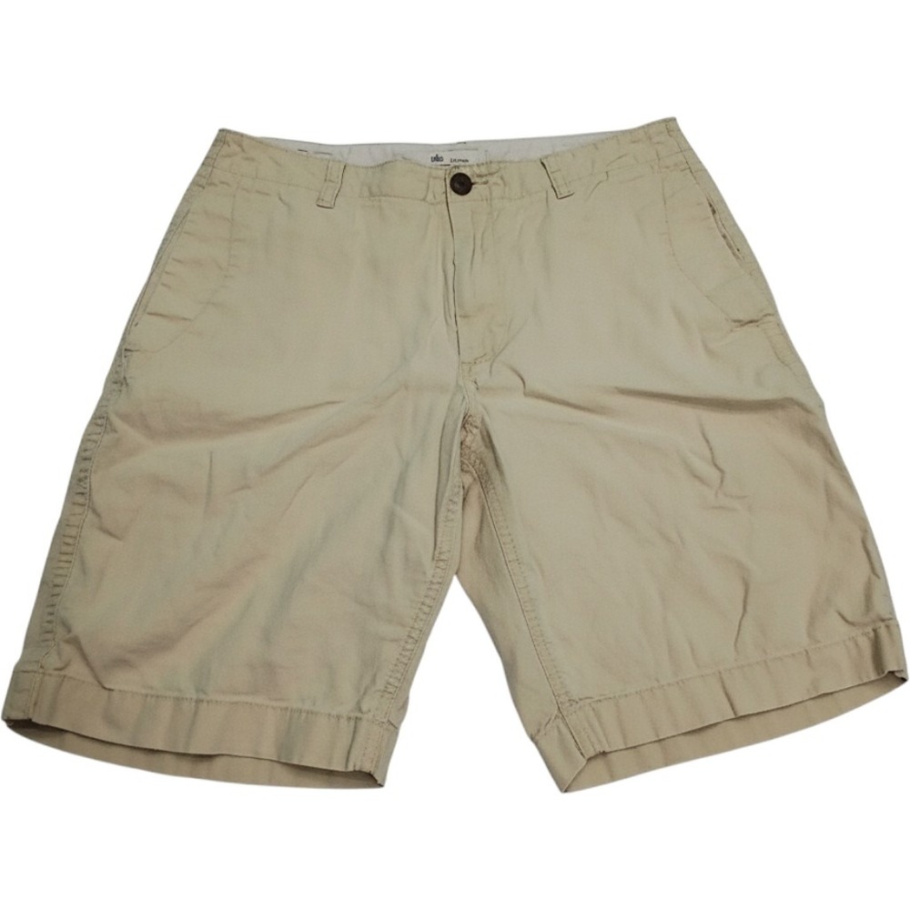 J.Crew Linen Cotton Chino Shorts 32 Khaki Beige Coastal Preppy Summer Z1147